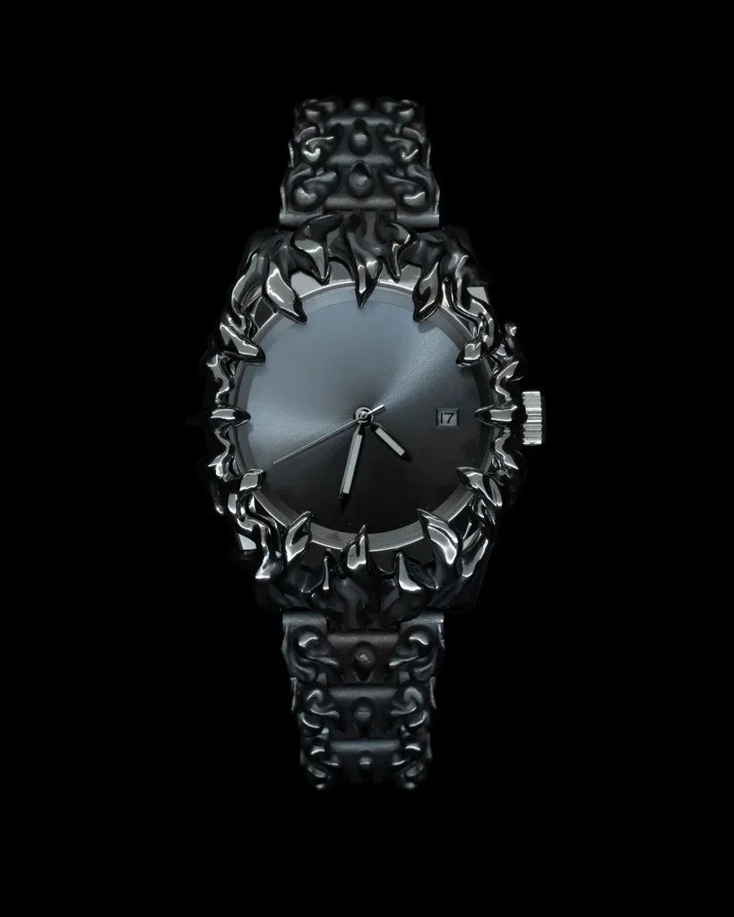 Black demon claw watch